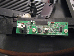 The back of the sensor PCB